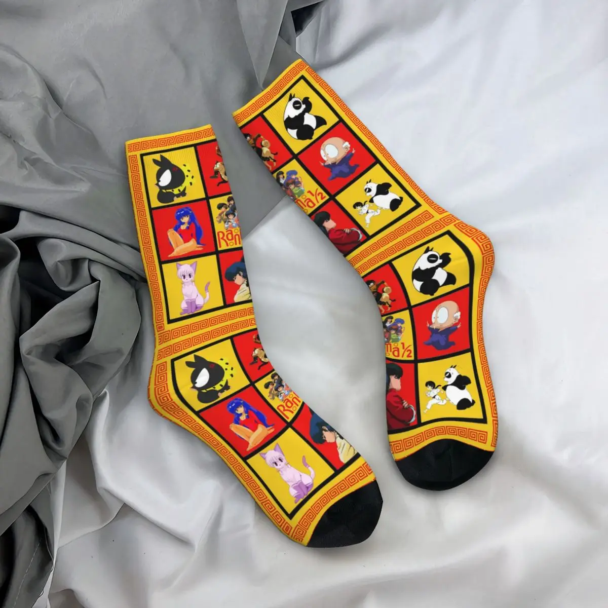 Casual Women Socks Ranma 1/2 Accessories Comfortable Graphic Socks All Season Birthday Present