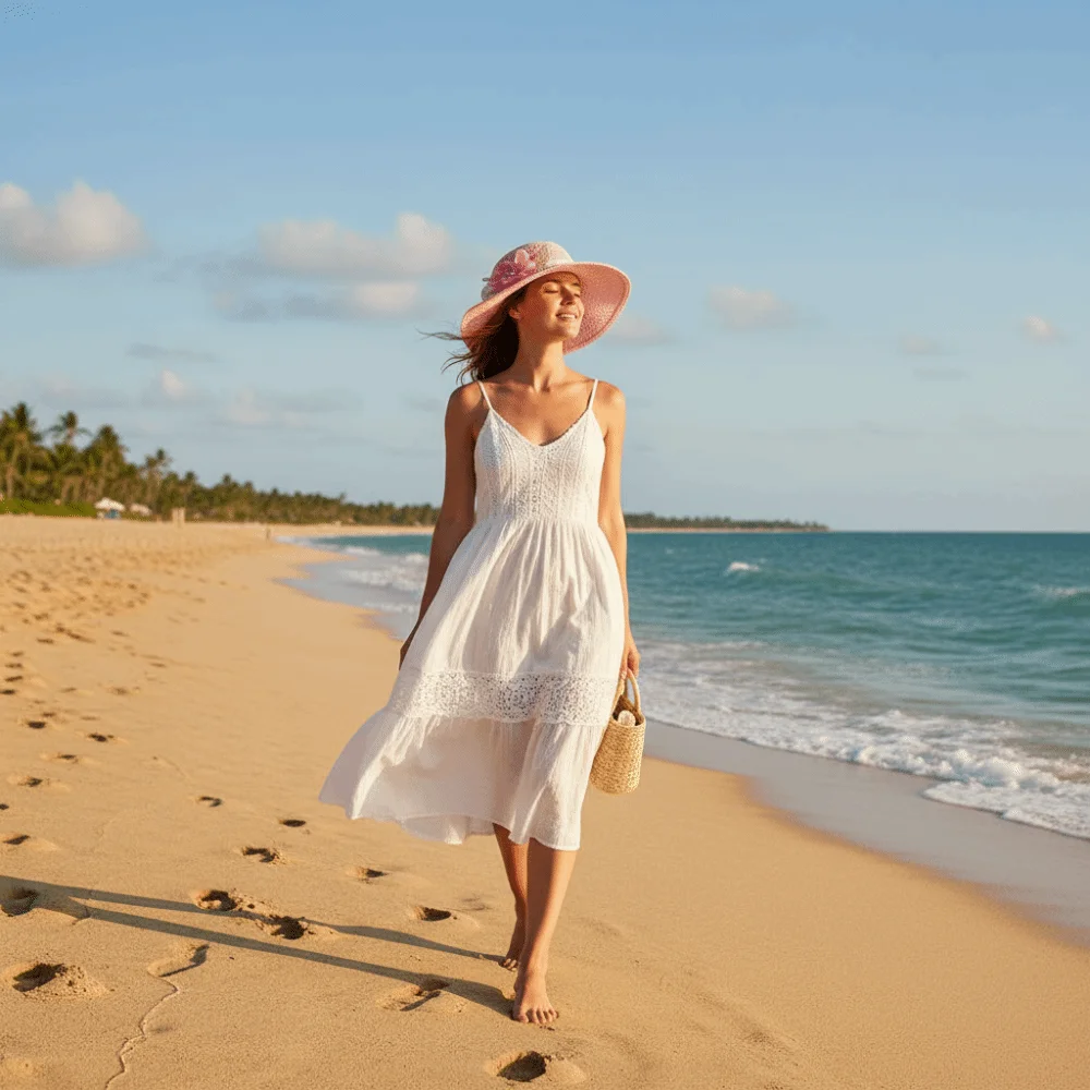 

Women Fashion Wide Brim Straw Hat Sun Protection Bow Flowers Sunscreen Beach Hat Leisure Foldable Bucket Hat Women