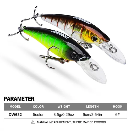 Imagen 2 del producto Señuelos de Pesca de pececillos flotantes, modelo japonés, 90mm, 8,5g, Jerkbait, Lucio, Carkbait, Wobblers, Swimbait, cebo duro profesional