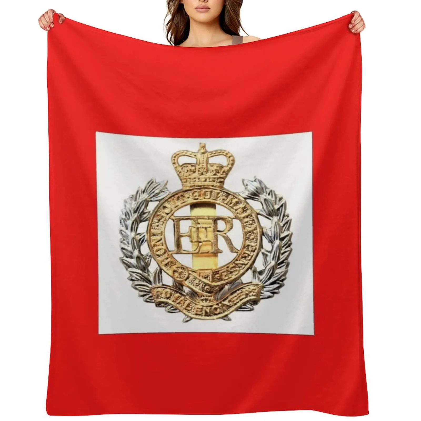 

Royal Engineers Cap Badge Throw Blanket funny gift sofa bed Blankets For Sofas Fashion Sofas Blankets