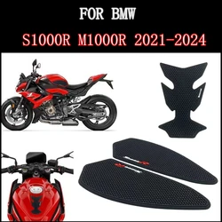 New For BMW S1000R 2021 2022 2023 2024 S 1000R S 1000 R Motorcycle Protector Anti slip Tank Pad tank Side Traction Sticker logo