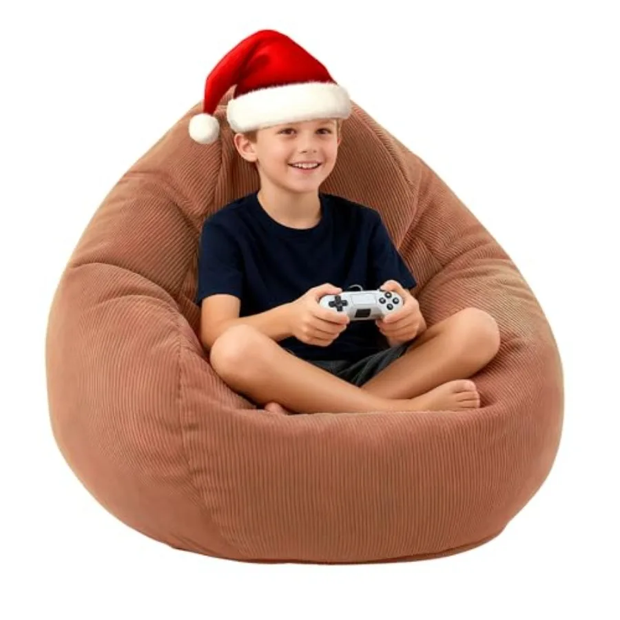 

Bean Bag Chair Memory Foam Bean Bag Chair/Teen with Fiing Round Bean Bag Chair iving Room Bedroom Coege Dorm Reading Chair