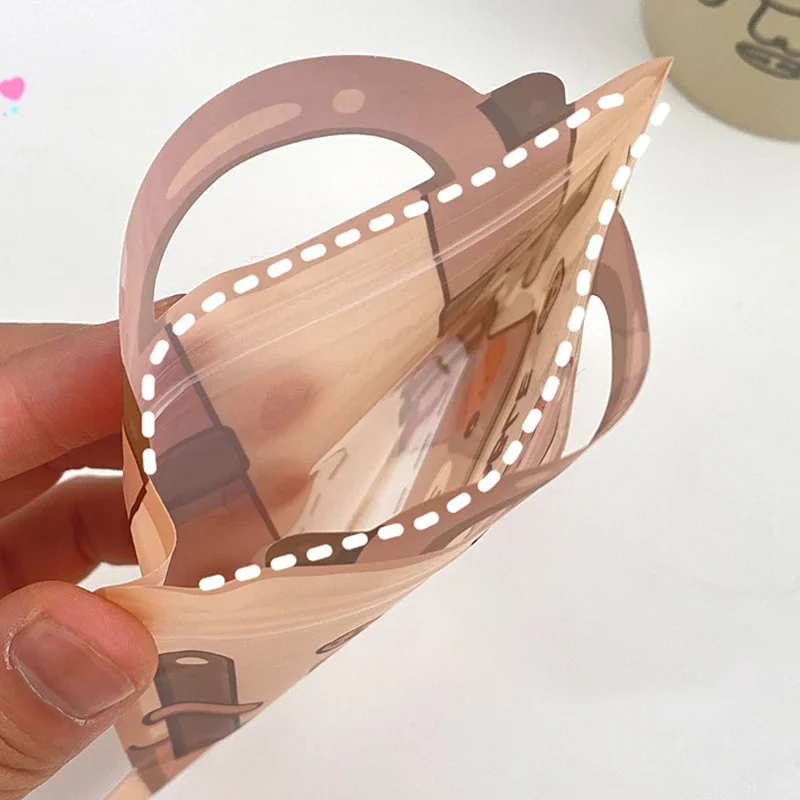 20/1pcs Cartoon Backpack Self-sealing Storage Bags for Candy Cookie Jewelry Snack Bag Gift Packaging Bag Pouch Party Decoration