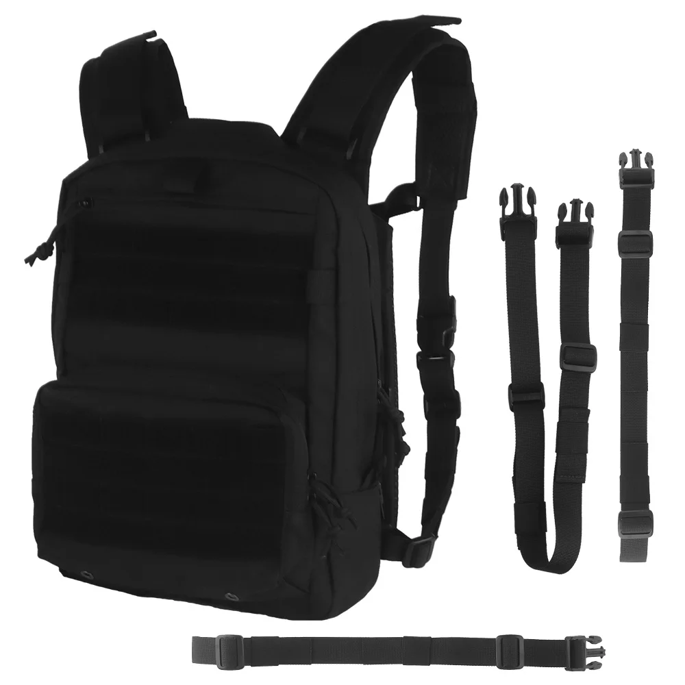 JPCR Large Capacity Backpack Rucksack Multipurpose Knapsack Used alone and Compatible With Vest Plate Carrier Chest Rig