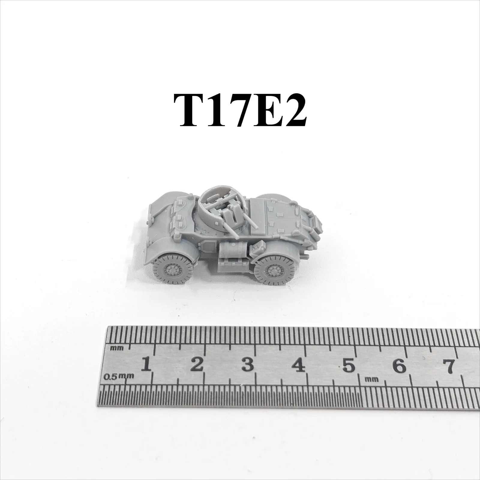 

WWII British T17E2 Staghound AA,3D Printed,1/144 Scale Mini Tank Model,Resin,Paintable