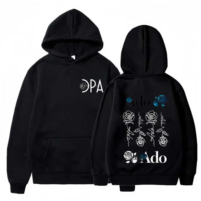 Ado 2026 World Tour Collection Cherry Blossom Hoodie – Geeignet für Männer und Frauen, mit einem modischen japanischen Casual-Style-Pullover. – Detail 5
