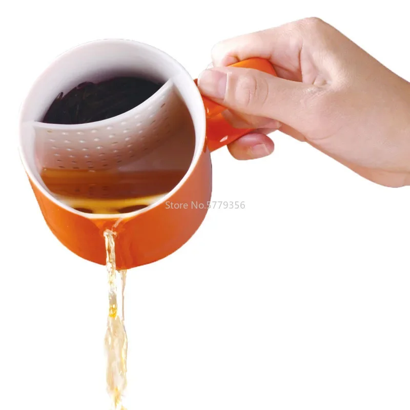 Minimalist Creative Original TeaCup Ceramic Mug Lid Biscuits Scented Tea Cup Water Cup Office Gift Practical High Quality TeaCup