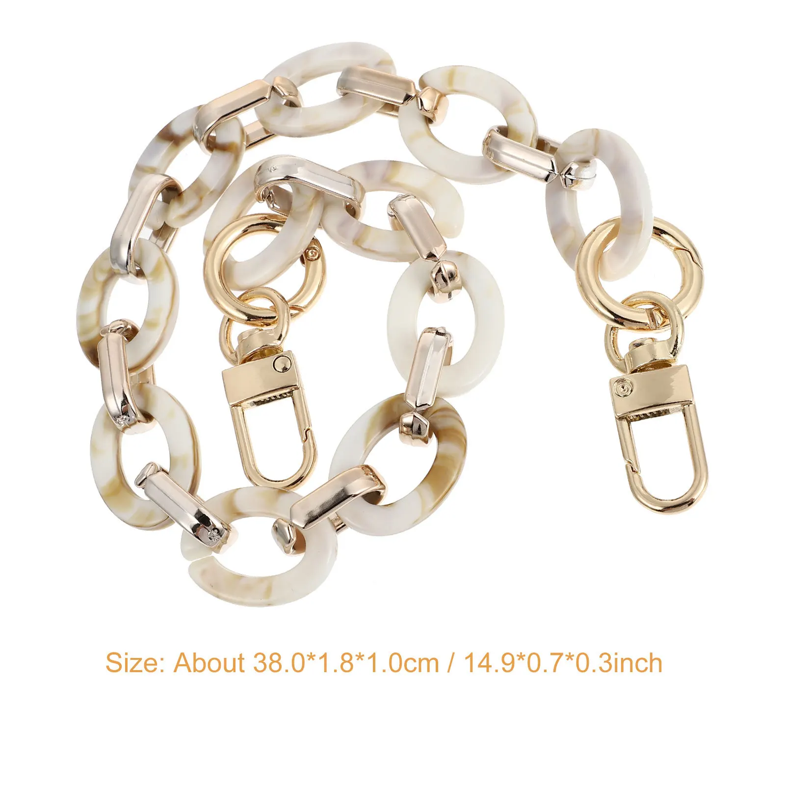 موضة الراتنج حقيبة سلسلة المرأة الملونة خفيفة الوزن محفظة استبدال حزام في الهواء الطلق حفلة اليدوية الراتنج محفظة مقبض التبعي