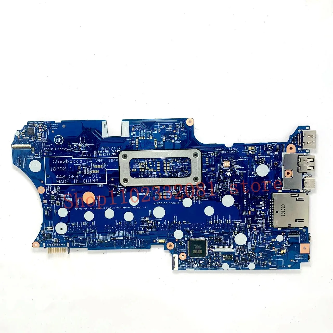 Mainboard L36454-001 L37629-001 448.0E814.0011 For HP X360 14-CD Laptop Motherboard 18702-1 With SRD1V I3-8145U CPU 100% Test OK