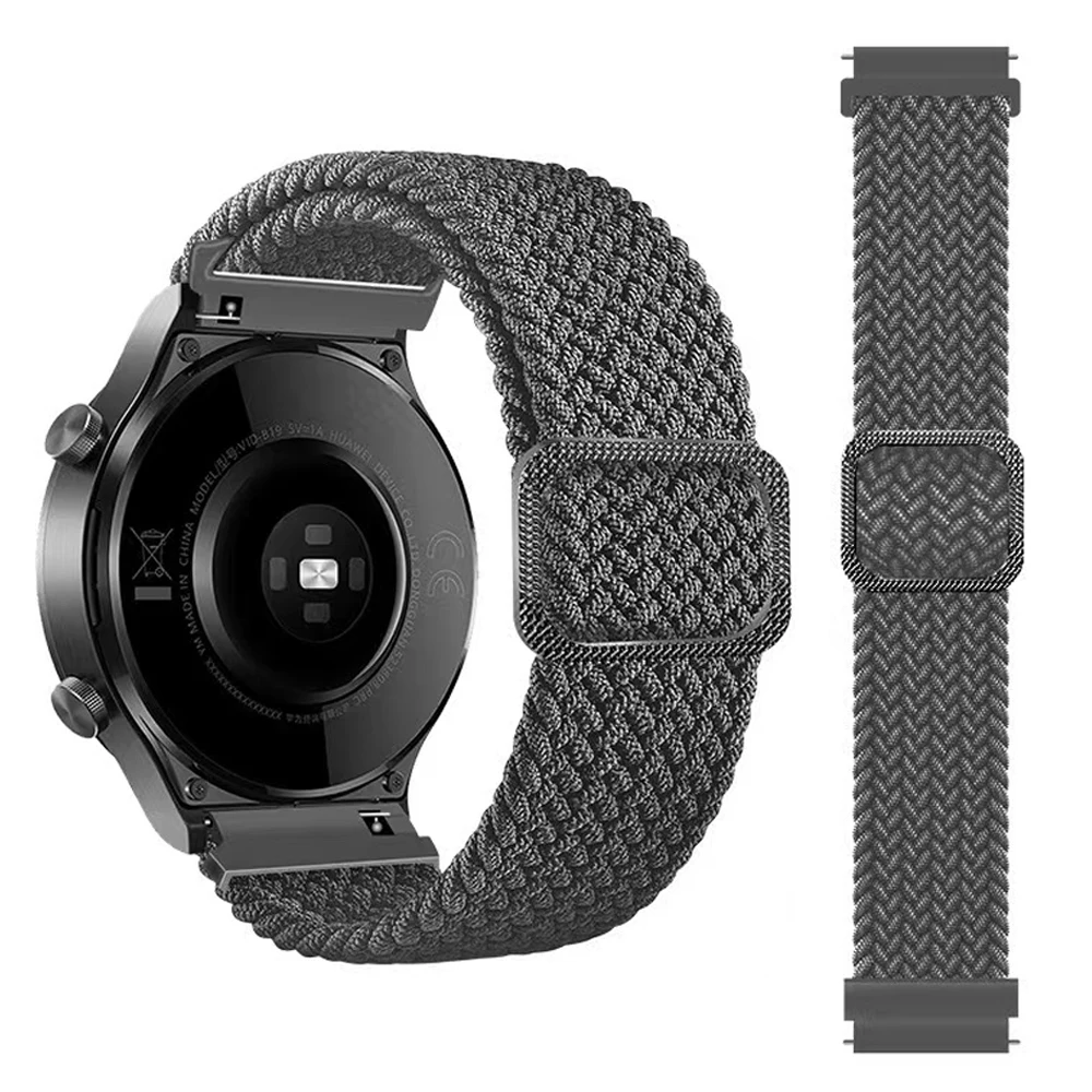 حلقة نايلون مجدولة لتيكوتش ، ساعة برو 3 الترا ، سوار ساعة ، نظام تحديد المواقع ، LTE ، GTX ، S2 ، E2 ، E3 ، GTH ، سوار GTW ، 20: 22