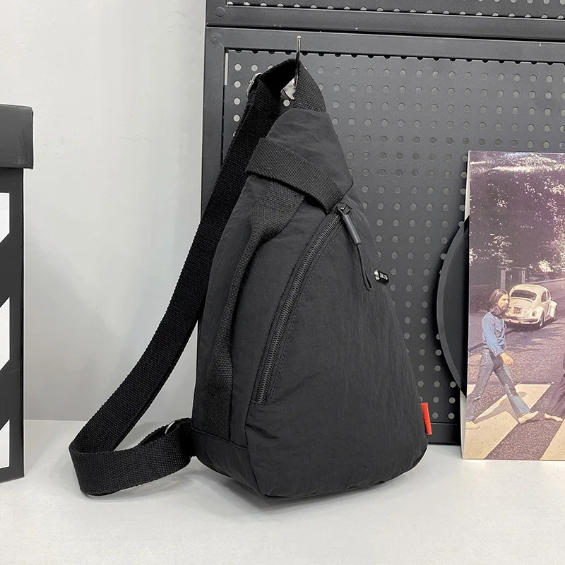 ‌ Torba na ramię z płótna vintage - unisex torba na klatkę piersiową do jazdy na rowerze, lekka torba na ramię w stylu streetwear na podróże na świeżym powietrzu