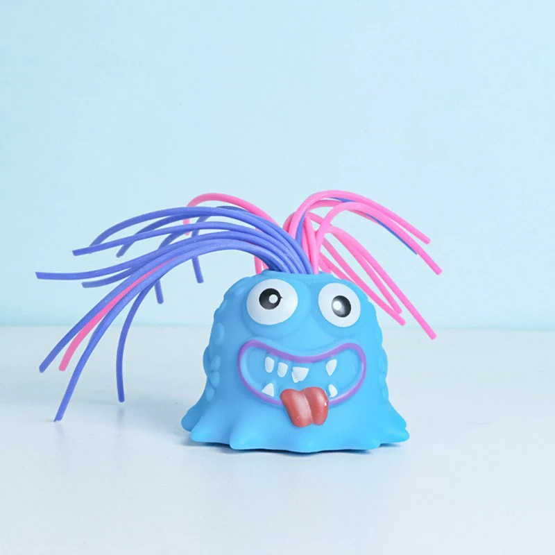 Creative Hair Pulling Will Be Screaming Little Monster Teaser Artifacts Kids Adult Stress Relief Toys Funny Educational Kid Gift