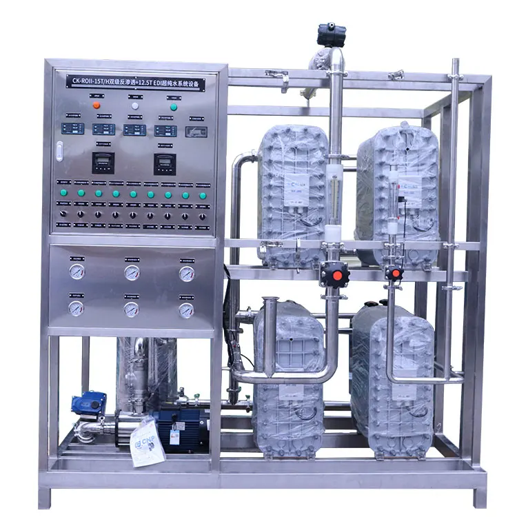 12500L SS304/316 Pre-treatment tank Purification Reverse Osmosis System System Power Plant EDI Water Treatment