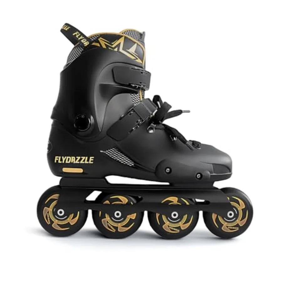 

Inline Skates for Men Urban - Freeride Slalom City Street Skating, Hard Boot ABEC-9 Bearing Ankle Support, Bonus Insoles Laces