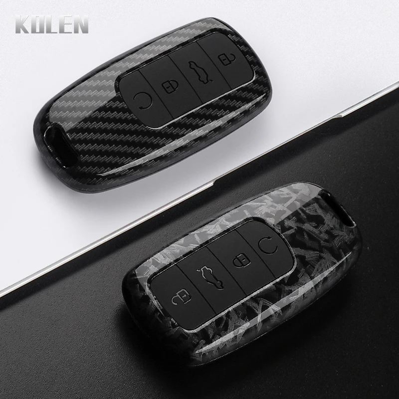 ABS Carbon Faser Stil Auto Schlüssel Fall Abdeckung Für Chery Omoda 5 C5 Tigo 7 8 Pro Max Tigo 7 8 plus Arrizo 5 Plus Fob Tasche Zubehör