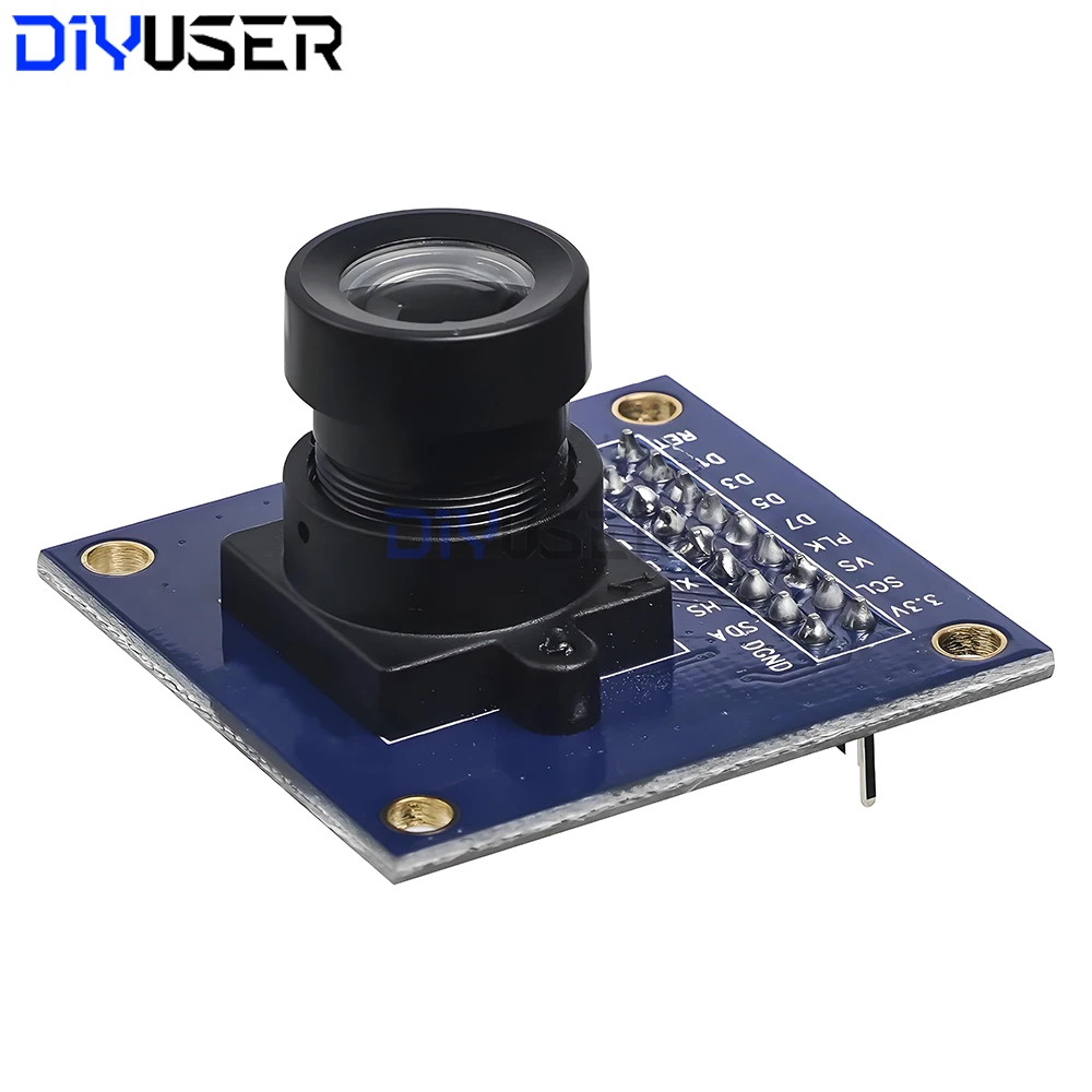 OV7670 Camera Module 640x480 VGA 30fps with AL422B FIFO Auto Exposure Control I2C Interface for STM32 ESP32 DIY Kit image 2
