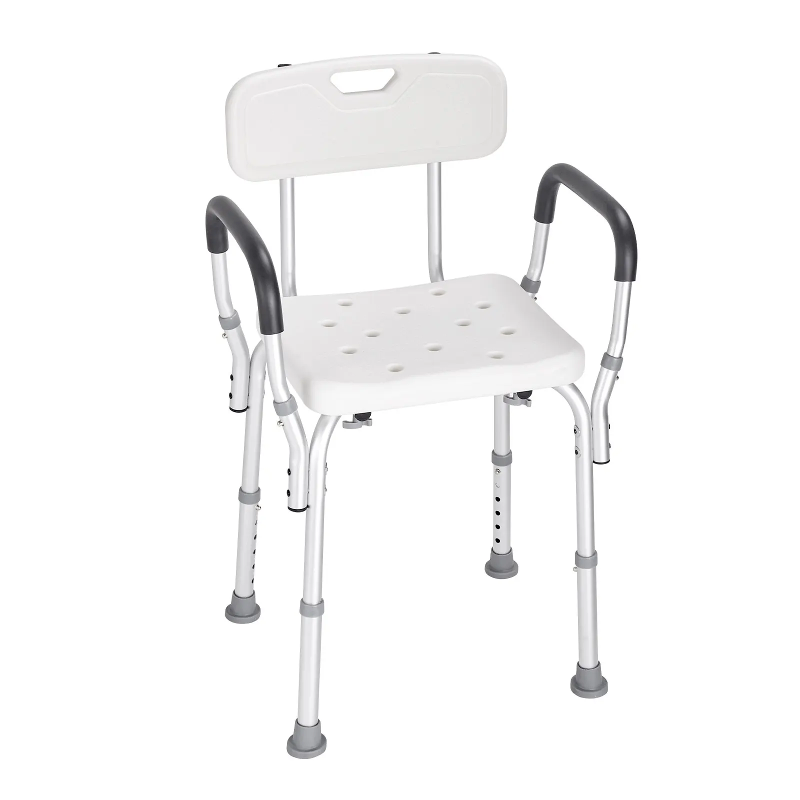 

Shower Chair, Shower Seat With Back, Adjustable Height Shower Stool, Shower Chair For Inside Shower Bathtub, Non-slip Bathroom