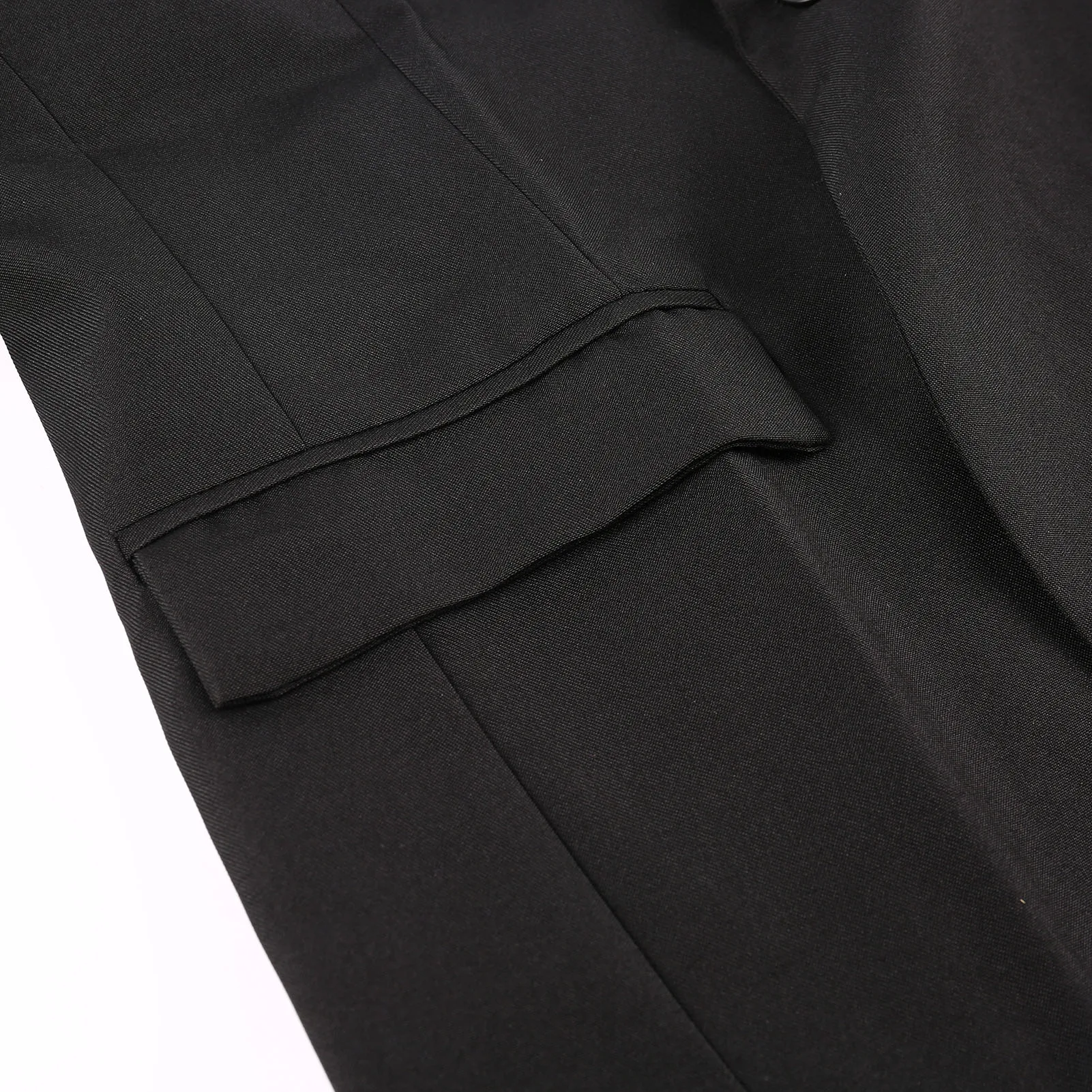 Black Slim Casual Suit n Exquisite Texture Keep the Suit Shape Well for Wedding Birthday Party Commencement Day