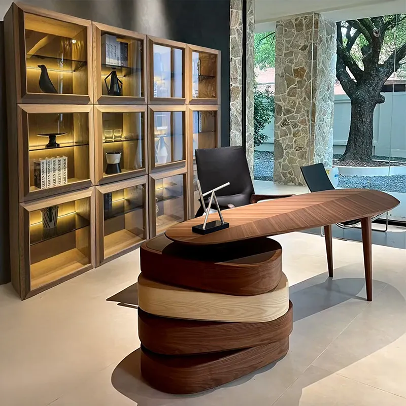 European Design Office Desk Computer Aesthetic Minimalist Crafts Office Desk Luxury Executive Ufficio Commercial Furniture