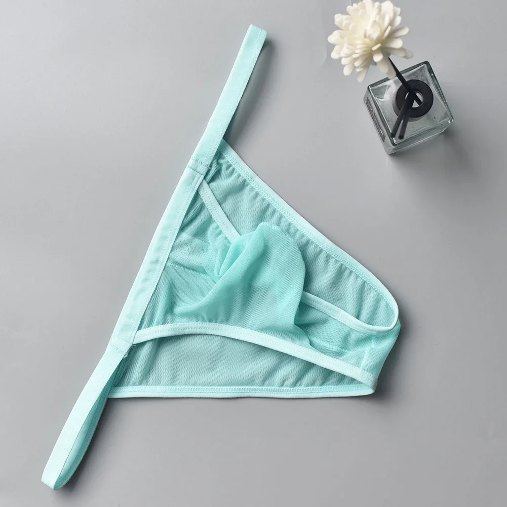 Heren mesh pure ademende lage taille Ardennenzakje slips ondergoed onderbroek