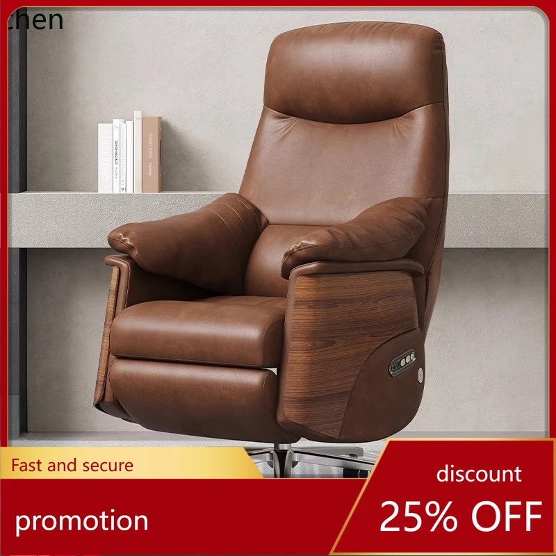 

Кресло ZMLPresident: кожаное, умное, электрическое, комфортное, для компьютера, офиса, класса