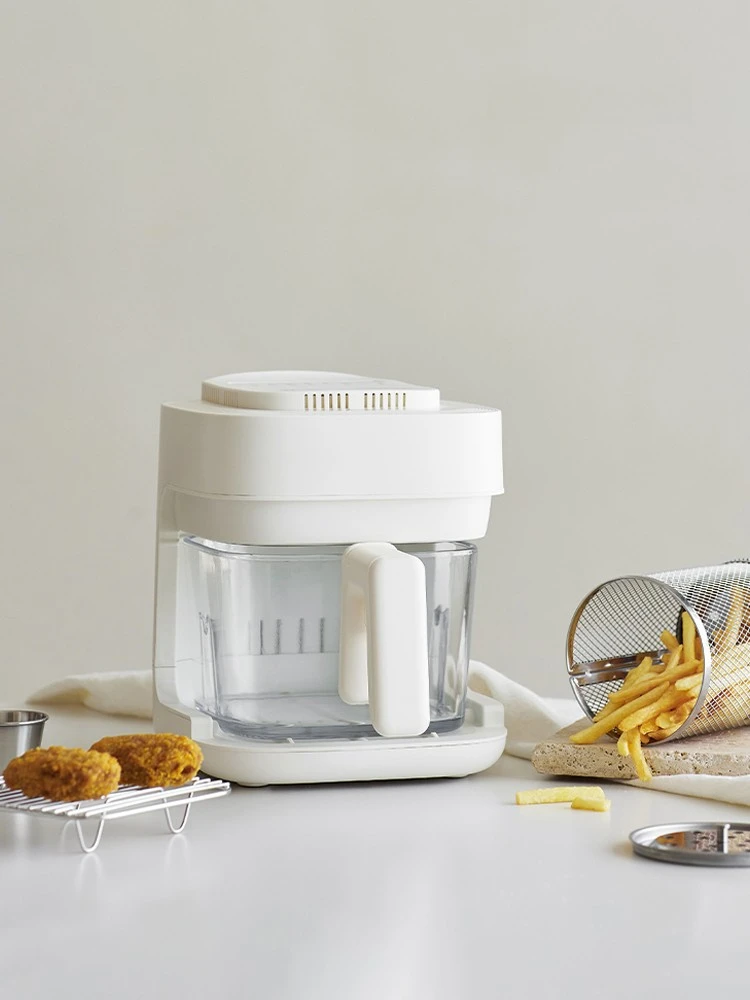 220V 2L Glass Air Fryer Home Use Visual Multifunctional Smart Electric Deep Fryer No Need to Turn Over, Exquisite Design