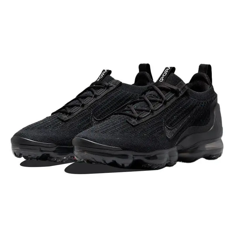 Nike Air VaporMax 2021 sepatu Sneakers wanita Triple Black FK DC9454-001