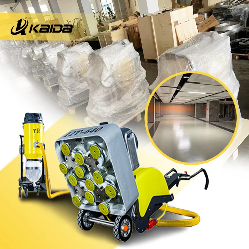 

Work in Cost-efficient 7.5Kw 220/380v Cement Concrete Polisher Epoxy Floor Grinder 4 Heads Diamond Terrazzo Marble Floor Grinder