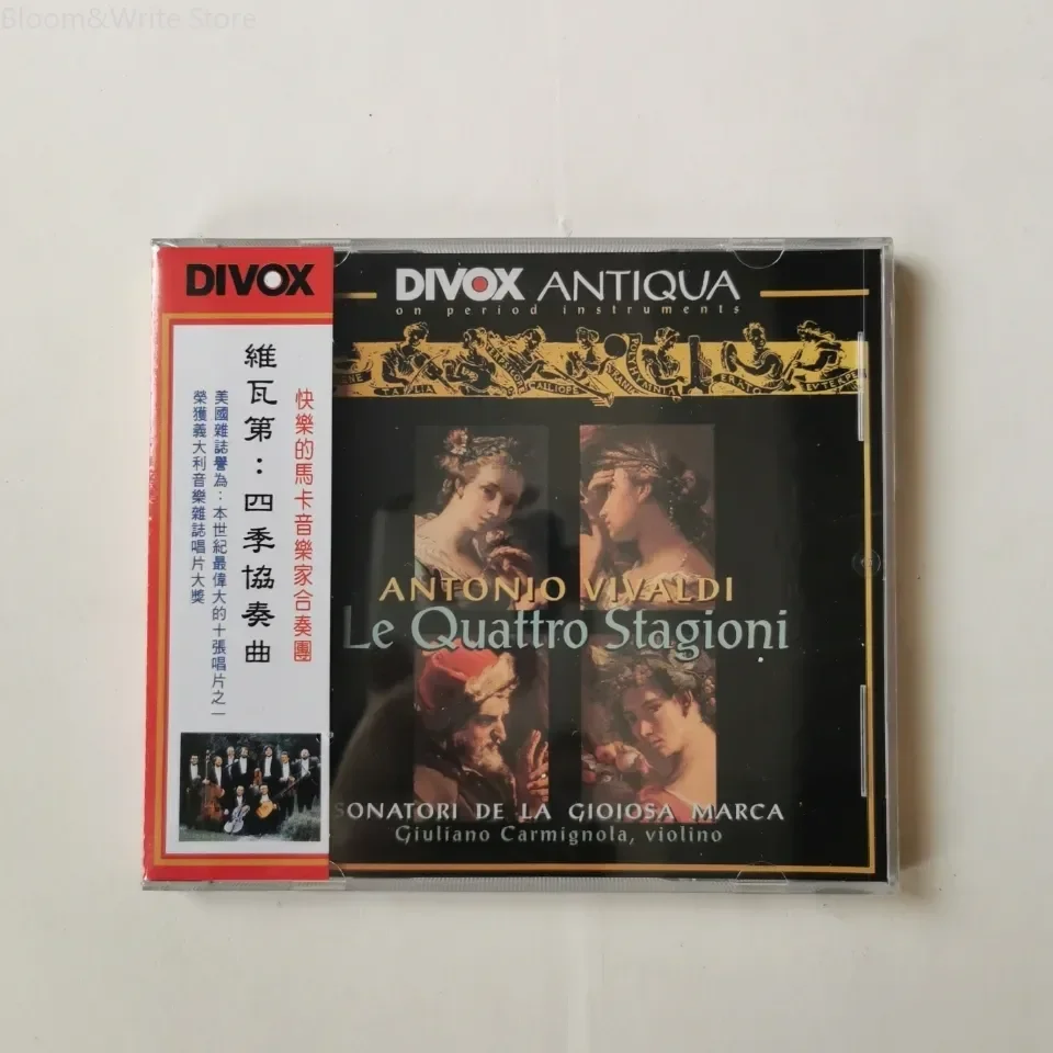 CD de Música Clássica Antonio Vivaldi, Álbum Le Quattro Stagioni, Música Allegro Non Molto, Disco de Música para Walkman