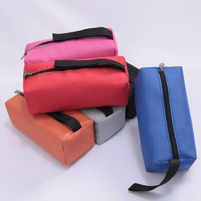 Bolsa de ferramentas multifuncional, bolsa de lona oxford, armazenamento à prova d\'água, bolsa de ferramentas manuais, parafusos, unhas, broca,