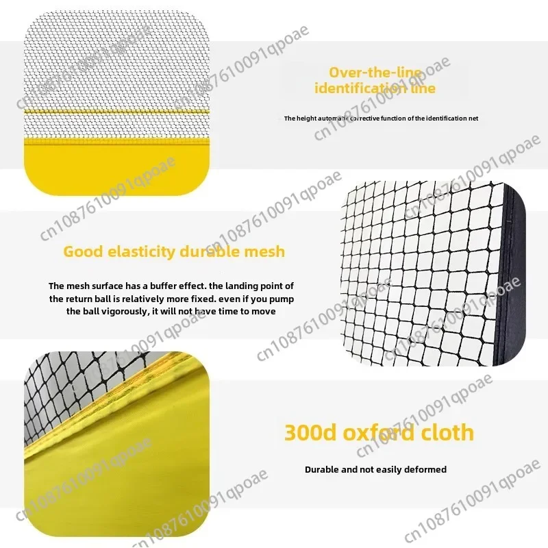 Removable tennis training rebound net Adult children single serve practice wall rebound net tennis trainer