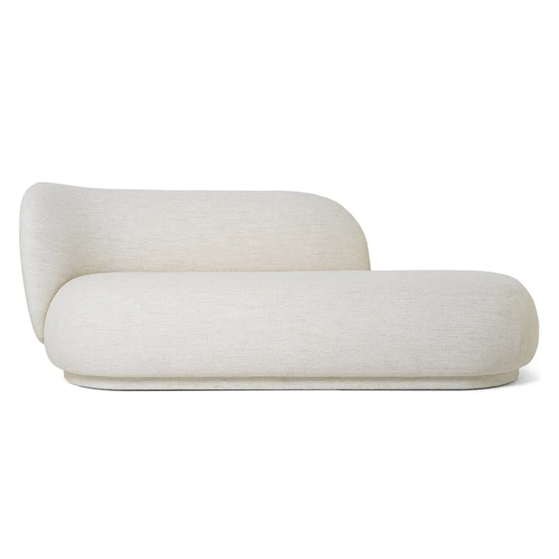

Nordic cream style special-shaped fabric sofa designer simple living room clothing store curved sofa furniture