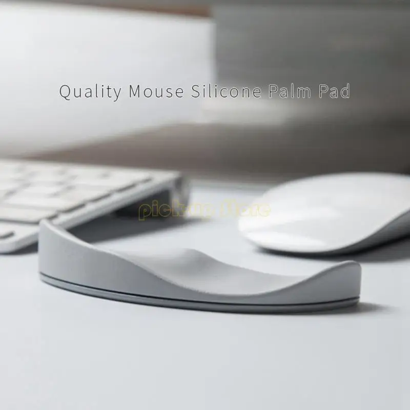 Q5WA MousePad Chuột không trượt tay Bàn tay Hỗ trợ Mat Mat Công thái học Pad Silicone Bàn tay Tay vịn