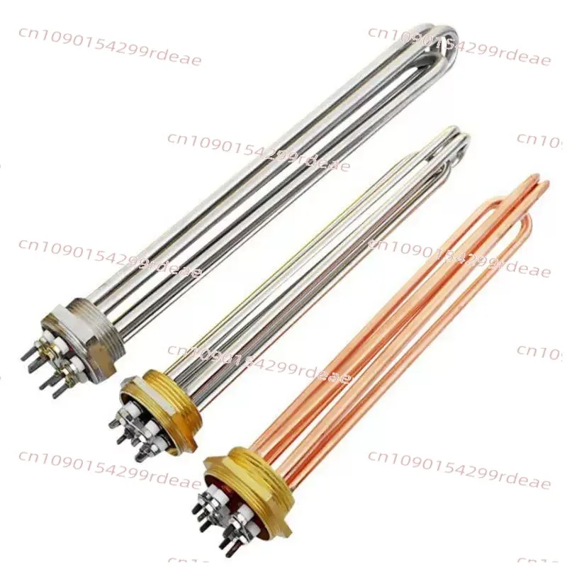 110V/220V/380V Industrial Immersion Water Heater Resistance DN32/DN40/DN50 Heater Element Pipe