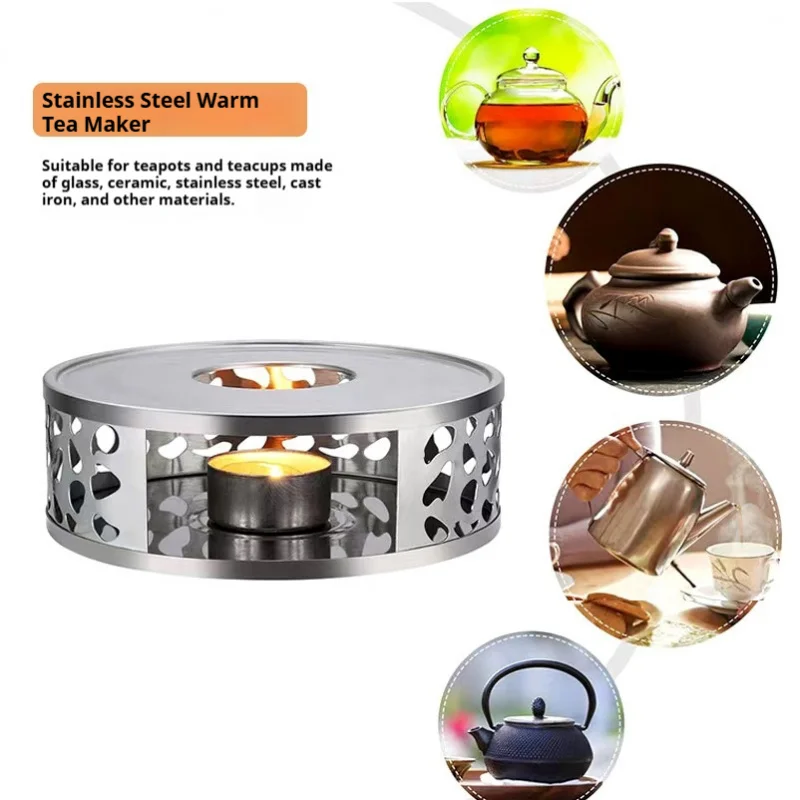 

Coffee Tea Warmers Stainless Steel Tea Light Candle Trivets Teapots & Coffee Serving Accessories