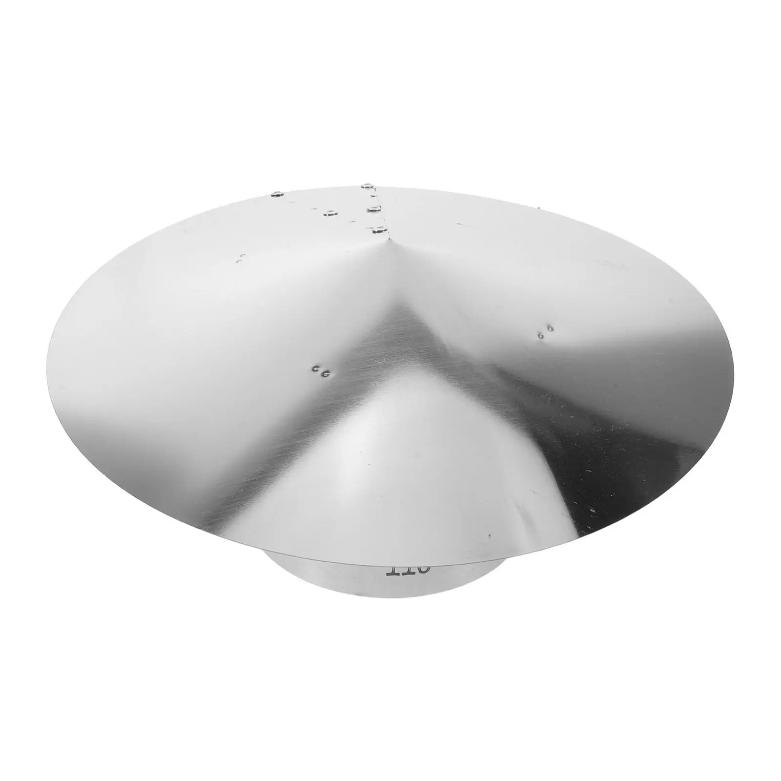 Stainless Steel Round Chimney Cap 4.5 Rainproof Cone Top Chimney Pipe Cover Roof Vent Cap Fireplace Exhaust Outdoor Use