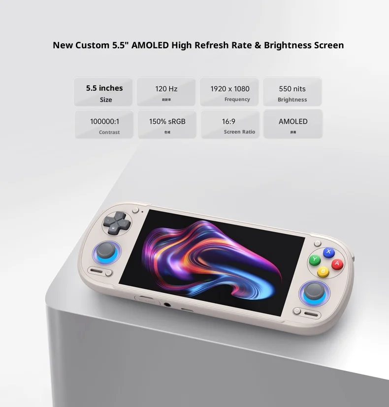 Retroid Pocket 6 Handheld Game Console RP6 Android 5.5 Inch 1080P