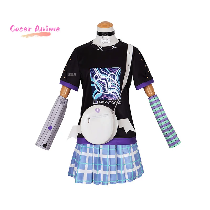 لعبة مشروع Sekai المرحلة الملونة! Yoisaki Kanade أزياء تنكرية موحدة للهالوين كرنفال حفلة عيد الميلاد لعب الأدوار الملابس C