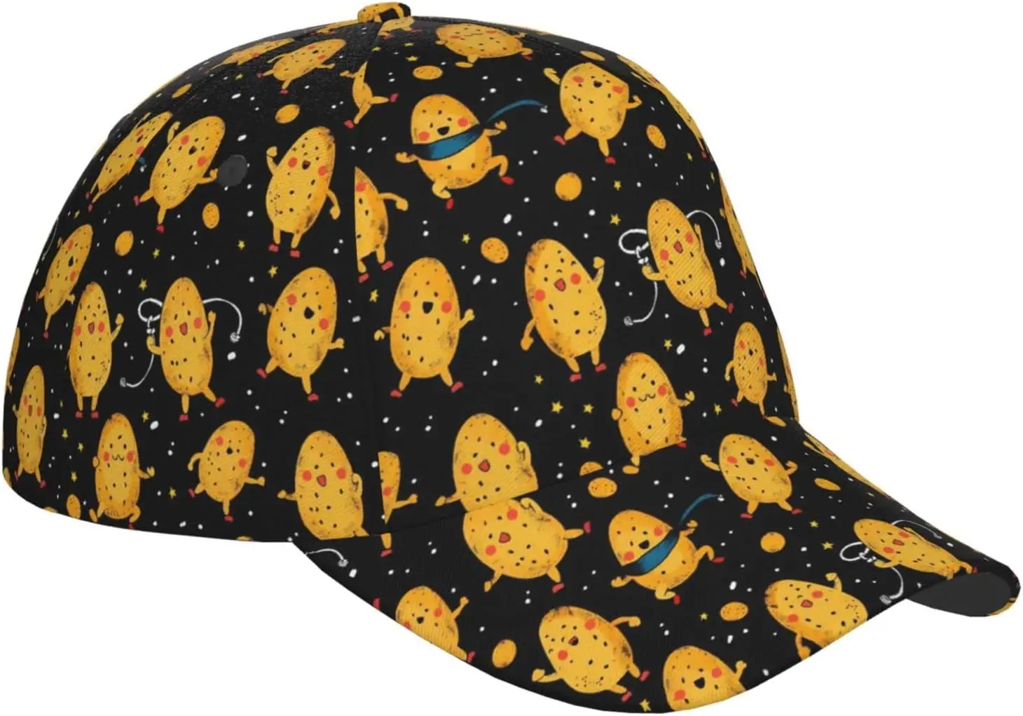Delicious Sushi Baseball Cap Full Print Summer Hat for Outdoor Sports