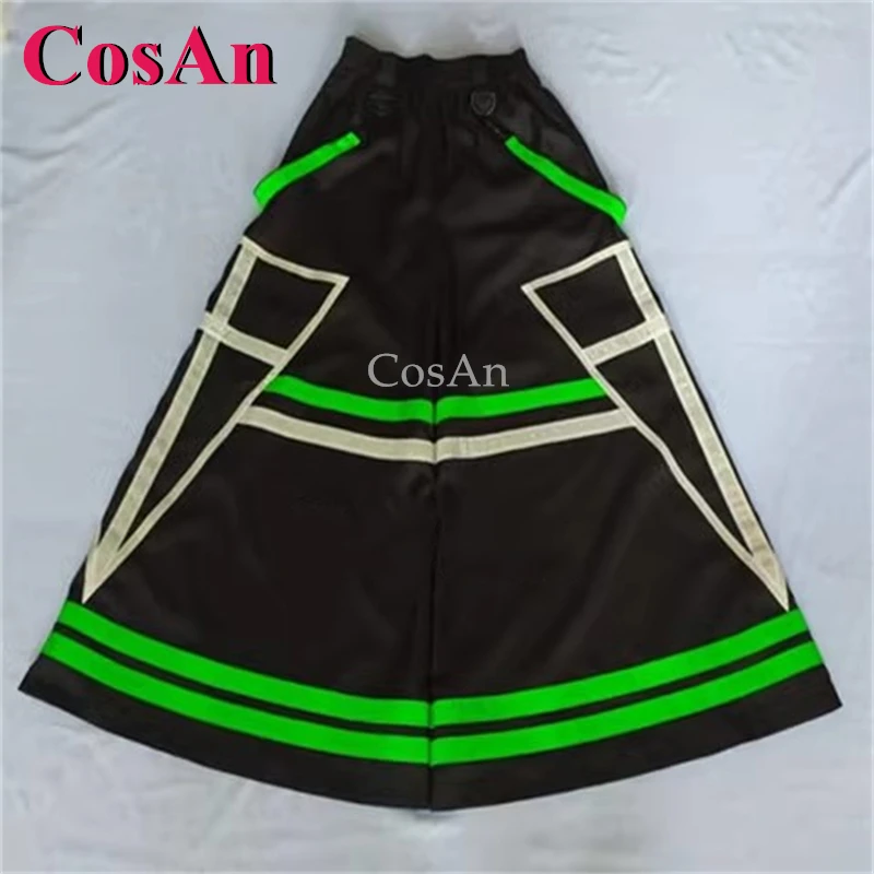

CosAn AUS Large Shield Reflective Strip Ghost Dance Pants Fashion Reaper Phat Pants Bell-bottoms Grim Reflective Trousers New