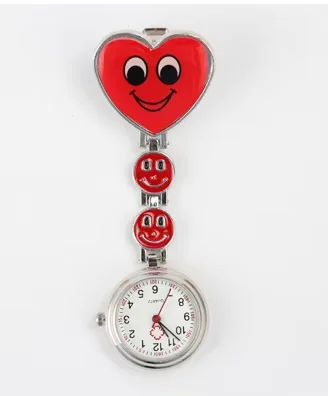 Pocket Watch Love Smiley Nurse Family Pocket Watch, Easy To Use, You Can Choose A Variety Of Colors On The Quartz Surface