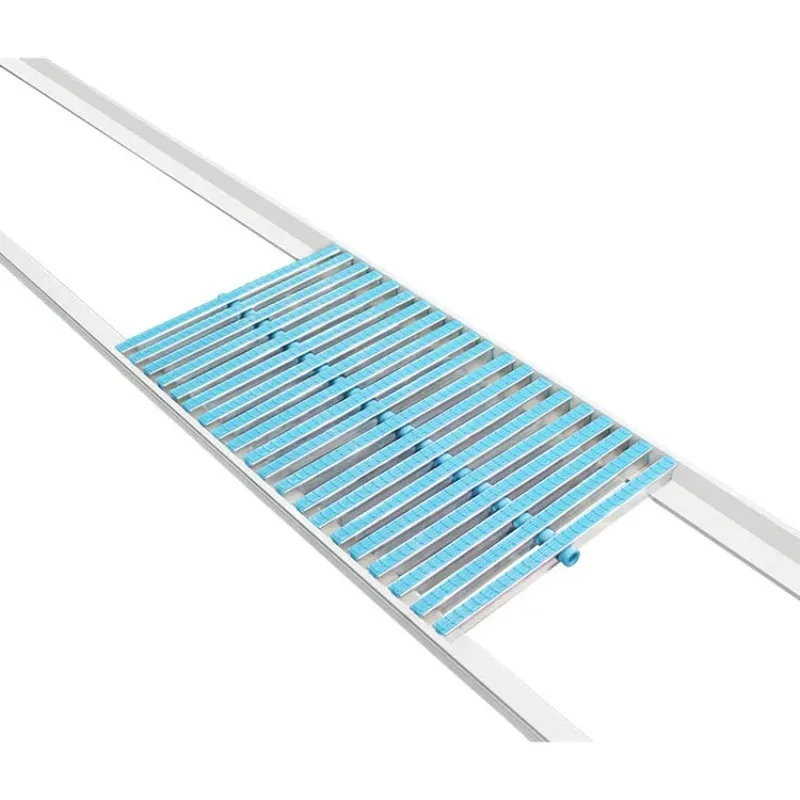 Rectangle Drainage Grate ABS Plastic Grate Covers Gutter Overflow Guard Filter Drain Grill Grid for Driveways Patios Pool