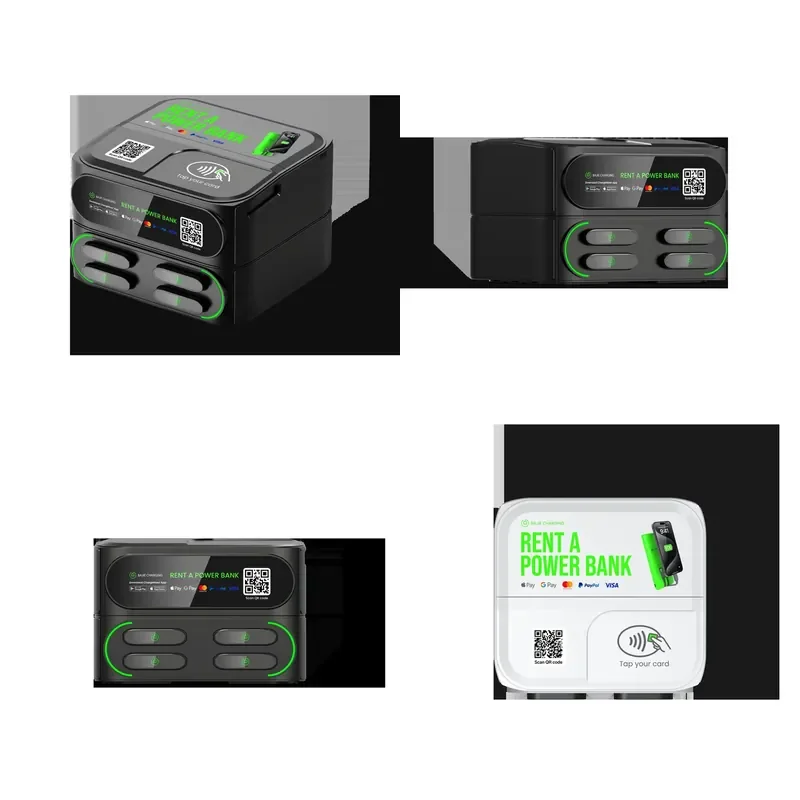 Wholesale 4 Slots Mobile Phone Stackable Charging Station with Embedded in Pos Oem Power Bank Fast Charging Vending Machines