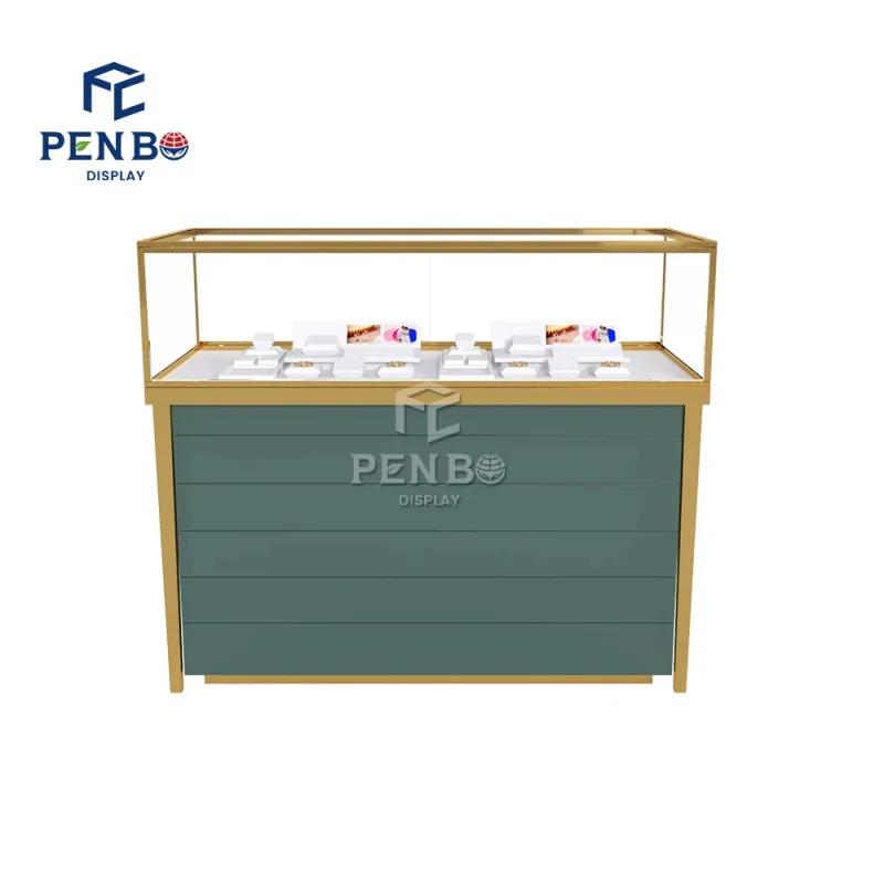 custom.Cosmetic and Jewelry Shop Designs Glass Jewelry Display Cabinet Shop Furniture Jewel Showcase With Cashier Counter