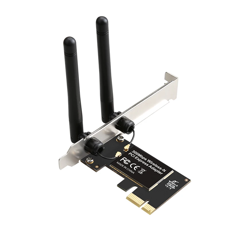 2PCS PCIe 300Mbps WIFI Wireless Lan Card For Realtek8192ee