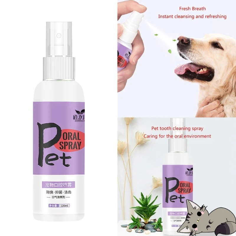 Pet Dental Care for Dogs Cats Tartars Plaques Remover Teeth Cleaning