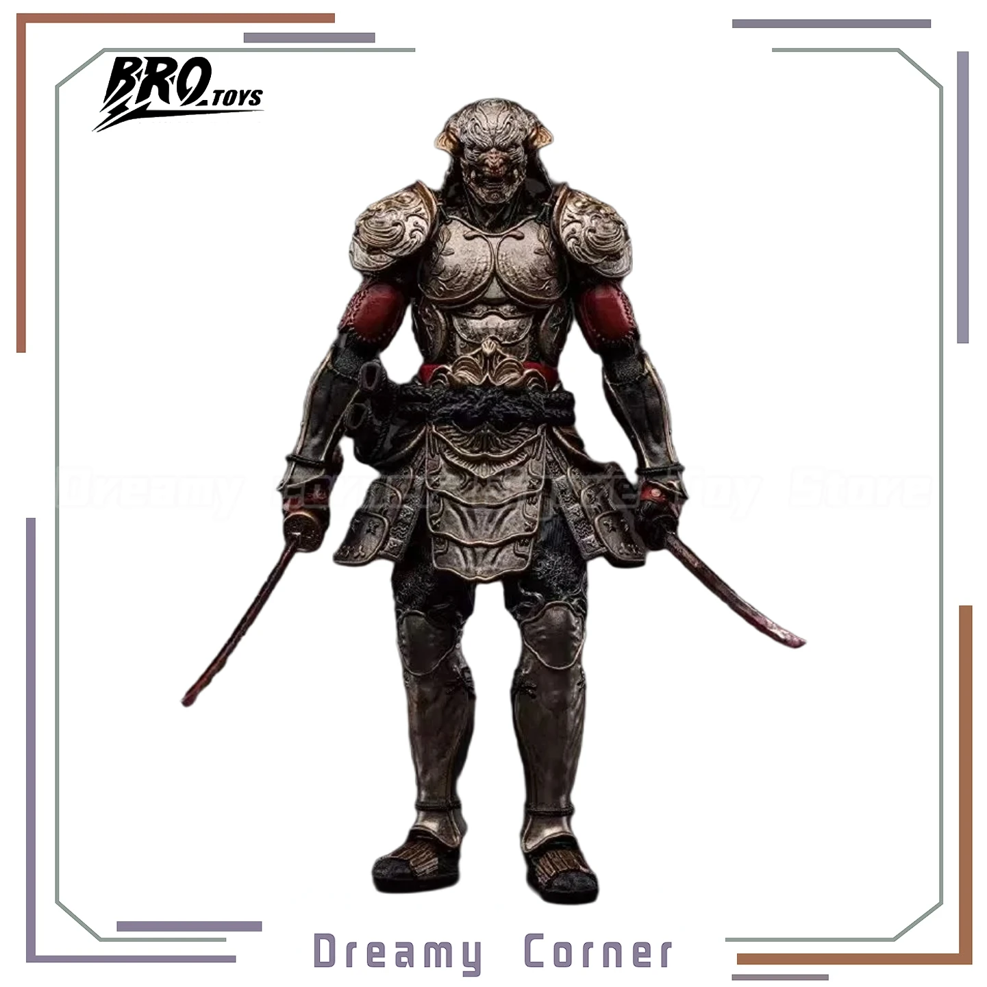 

【Предпродажа】Оригинальная экшн-фигурка BROTOYS GB003 LIGHT WARRIOR 1/12, коллекционная модель с орнаментом