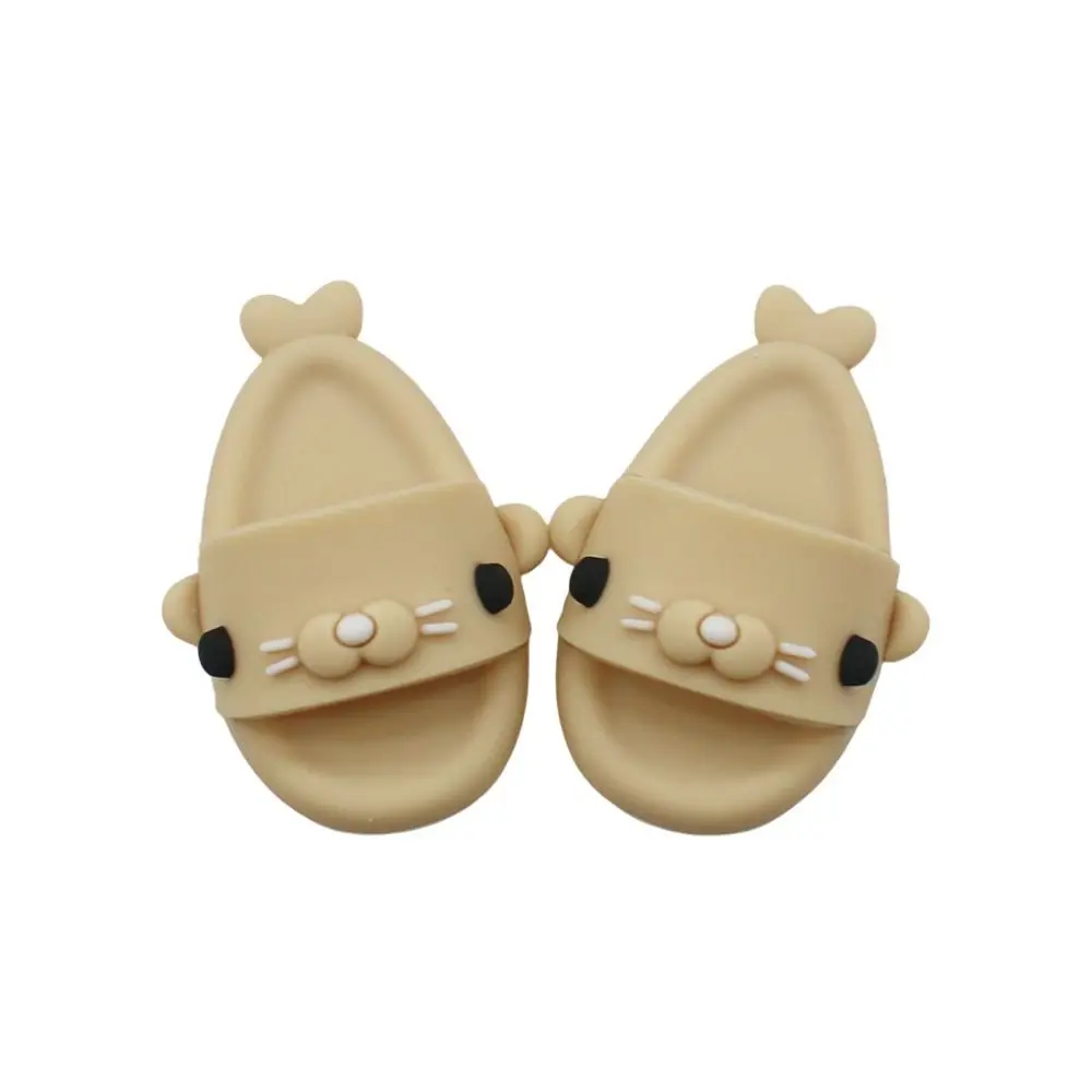 Accessori per bambole Punta tonda Pantofole con sigillo per bambola Forma di sigillo Mini 1/6 Scarpe da bambola BJD Scarpe con sigillo OB11 in plastica carina 1/6BJD
