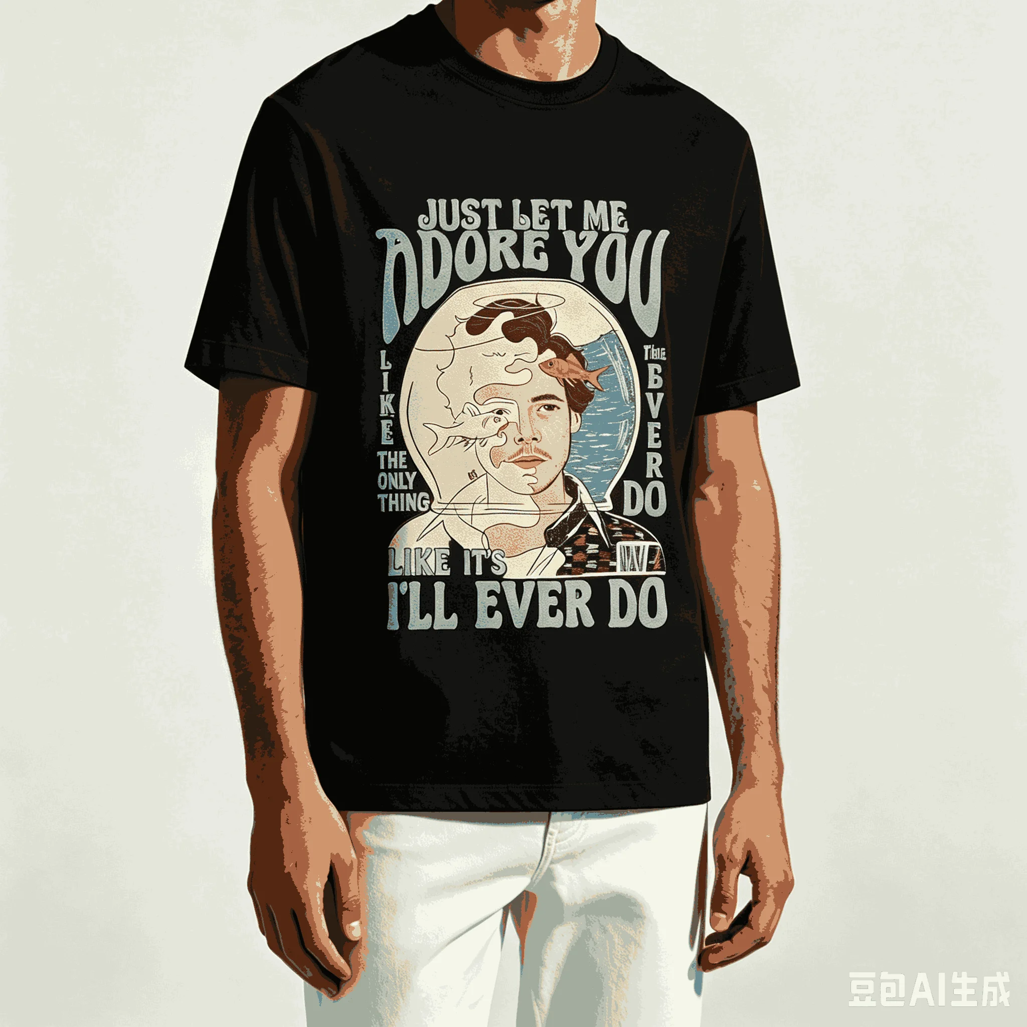 T-shirt Harry Styles pour cadeau de fan, homme femme, Harajuku, surdimensionné, unisexe, manches courtes, streetwear, haute qualité, couples, classique, doux