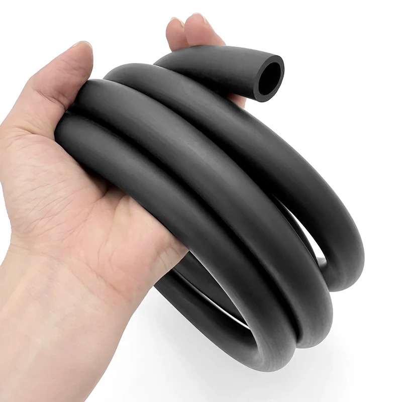 High Temp Oil Resistant NBR Fuel Hose 4x6/4x7/5x8mm Black Flexible Nitrile Pipe Anti-Aging for Automotive Fuel Transfer